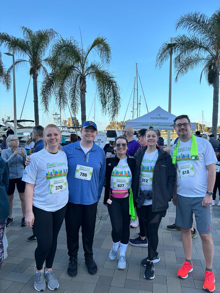 So proud of the amazing members of the @AACR Associate Member Council! We showed up and showed out today! @CampKatiee @TheCodyWolf @greisha_ortiz @KristinAltwegg @francescocay 

5K walk/run for Cancer Research! #AACR24 #AACRAMC