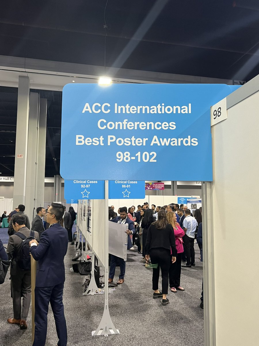 #ACC24 <a href="/ASOCARCR/">Asociacion Costarricense de Cardiología</a> Que orgullo ver a Dr. Juan Carlos Vega y Dr. Randall Quirós , presentando un trabajo del Servicio de Cardiología del Hospital R.A. Calderón Guardia en el congreso del American College of Cardiology 2024. Muy bien colegas ! Medicina moderna en nuestro sistema de