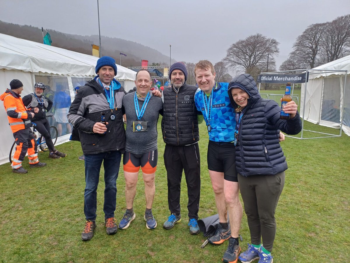 caramormac's tweet photo. Not even a little breeze deemed strong enough for a yellow wind warning by Met Eireann would stop the Donegal contingent today on a few midleen steep hills around Glendalough!😜 #QuestGlendalough https://t.co/gGUFQmdICX