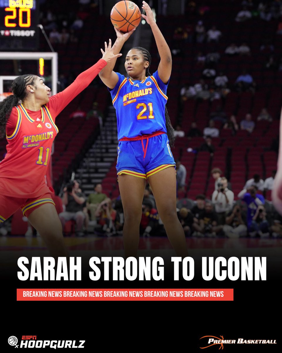 Shane Laflin (@shanelaflin) on Twitter photo From Spain to Storrs, <a href="/thesarahstrong/">Sarah Strong</a> took a different path to No. 1
She has chosen <a href="/UConnWBB/">UConn Women’s Basketball</a>
📰: espn.com/womens-college…
<a href="/ESPN_WomenHoop/">ESPN Women's Hoops</a> ✖️ <a href="/PBRhoops/">Premier Basketball</a> From Spain to Storrs, <a href="/thesarahstrong/">Sarah Strong</a> took a different path to No. 1
She has chosen <a href="/UConnWBB/">UConn Women’s Basketball</a>
📰: espn.com/womens-college…
<a href="/ESPN_WomenHoop/">ESPN Women's Hoops</a> ✖️ <a href="/PBRhoops/">Premier Basketball</a>