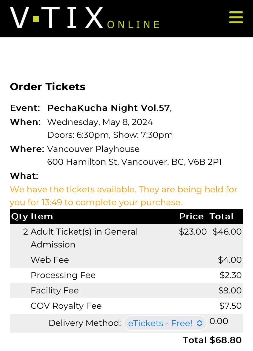 This ticket pricing is insane. ⁦@PechaKucha⁩