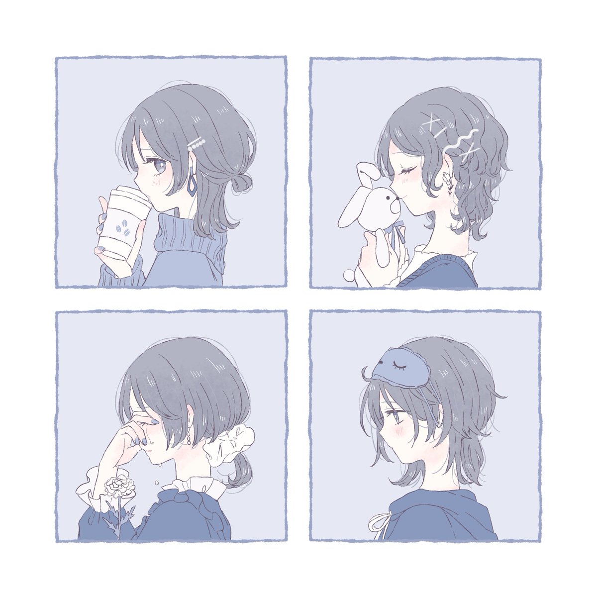 青と白と冬 