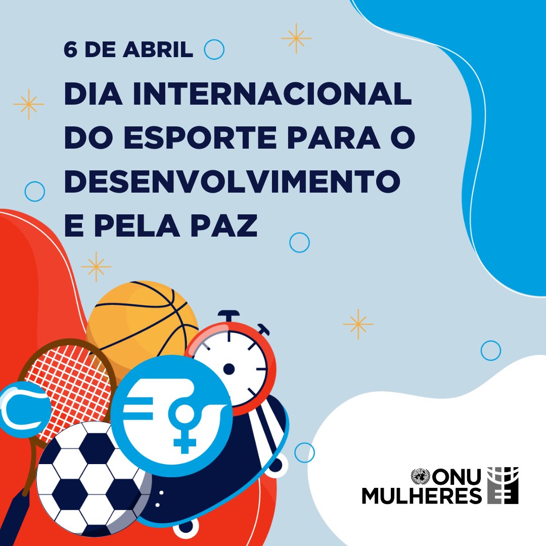 🎾🏀⚽ Hoje é o Dia Internacional do Esporte para o Desenvolvimento e a Paz, data criada pela ONU em 2013 para reconhecer o poder do esporte para promover a transformação social e a igualdade de gênero. #Olympism365 #GeraçãoIgualdade #EsporteGeraçãoIgualdade #MeninasNoEsporte