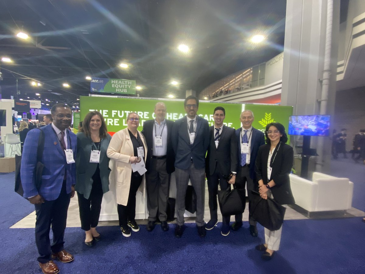 Some of our ICs, HF, Preventive, Non-Invasive doctors and CVD Fellows are here! #ACC24 #cardiotwitter