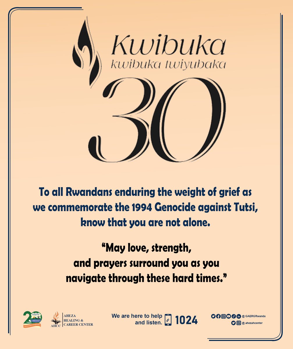 Remember -Unite-Renew. #Kwibuka30
