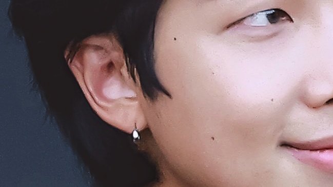 in love with the little moles on namjoon face ָ֢ ⭑