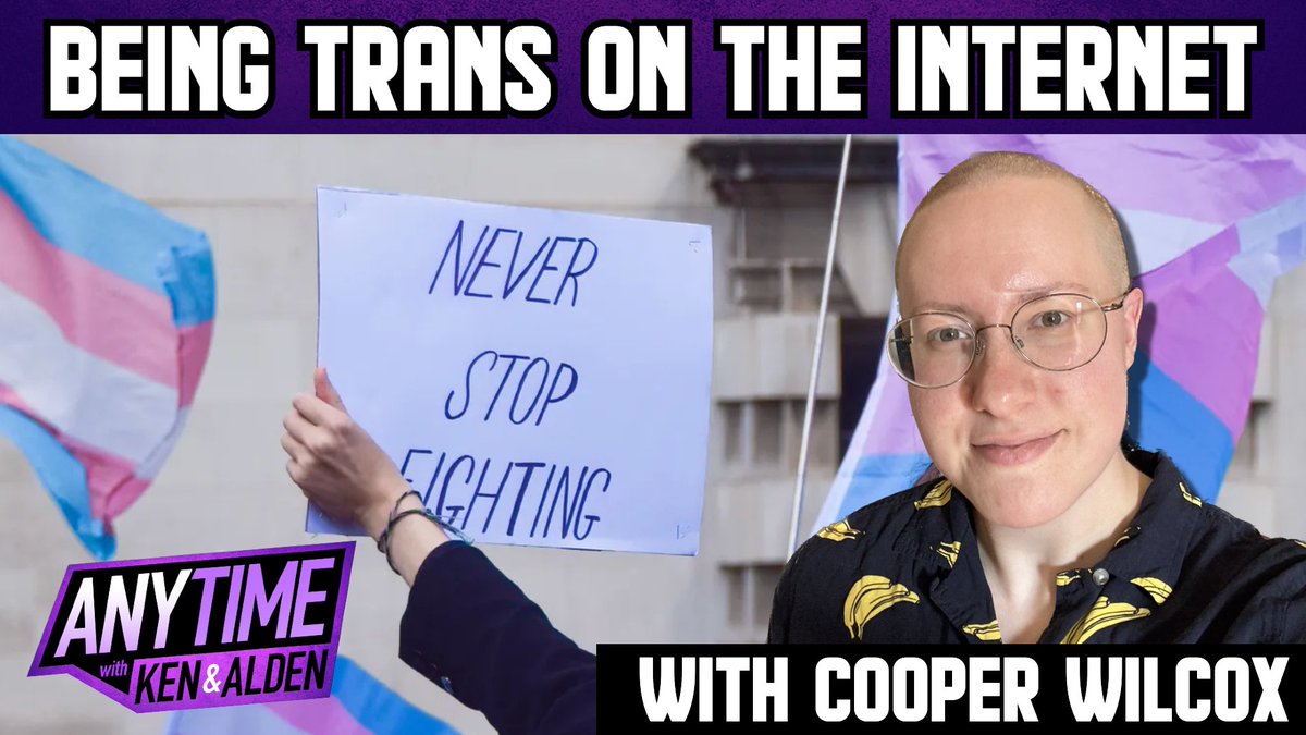 NEW EPISODE! The first in a series of Anytime Interviews. 🎙️ @ThatAldenDiaz is joined by @BoopenheimMew to discuss their experience being Trans. It’s a great conversation, from the personal to the pop cultural. #TransRightsAreHumanRights 🏳️‍⚧️ WATCH HERE: youtu.be/6NTEJjmNznU?si…