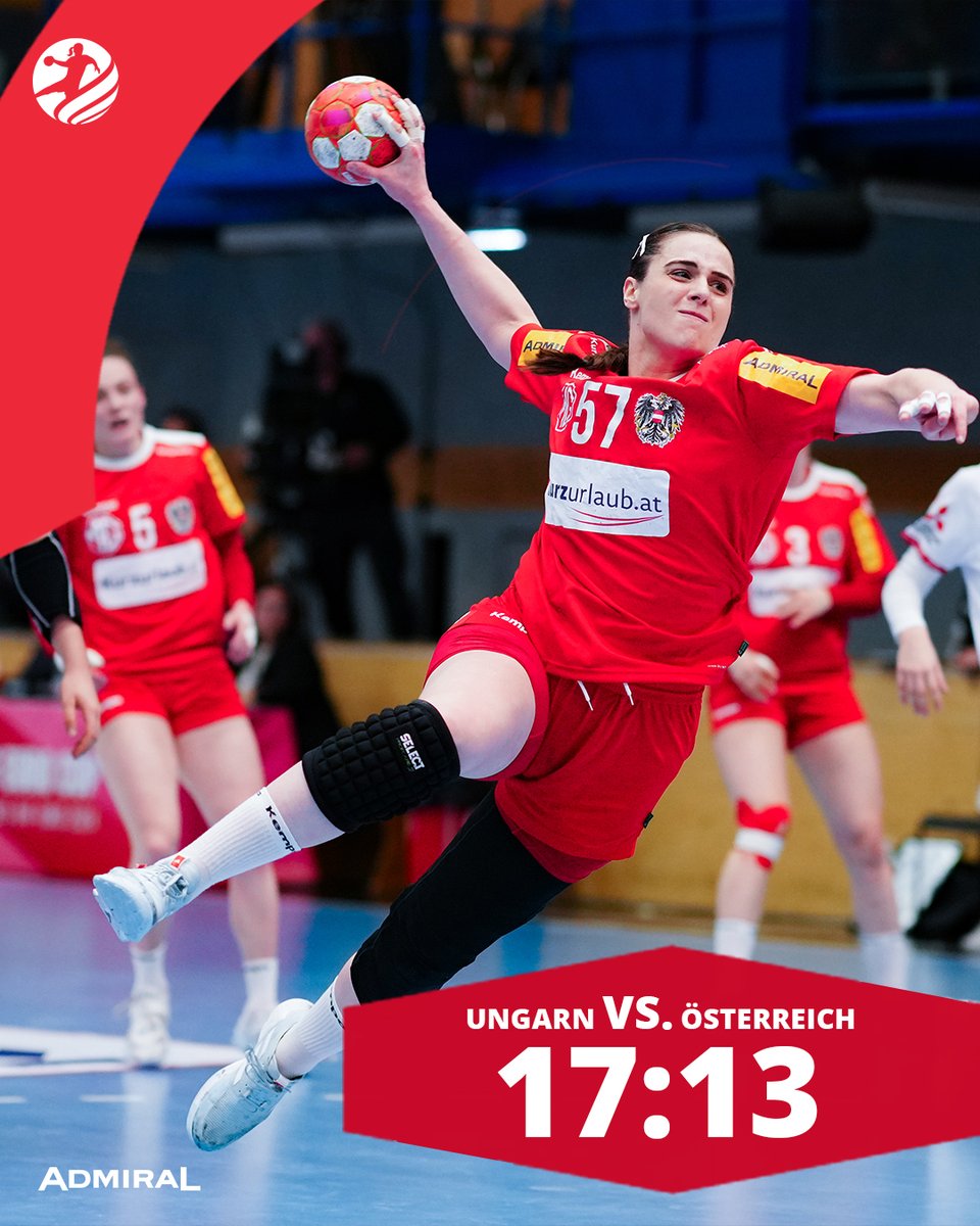 Unsere ÖHB-Frauen liegen im Rückspiel gegen Ungarn zur Halbzeit zurück! Kräfte sammeln und nach der Pause wieder Vollgas geben, Mädels! 💪 📸 Eva Manhart #HandballAustria #HUNAUT #EHFEuroCup