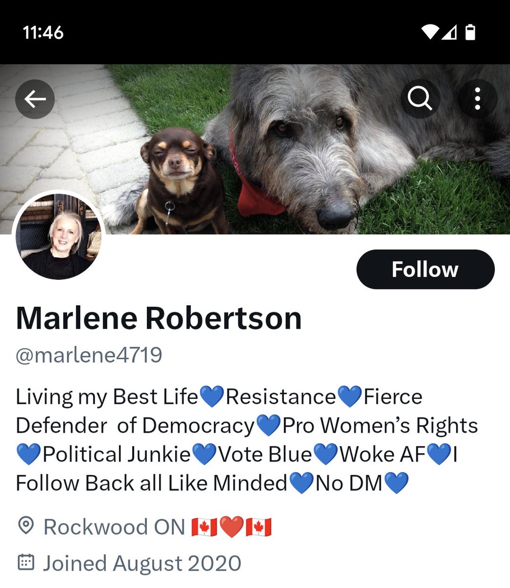 Libs have zero self awareness. She has "resistance" in her bio despite dems controlling every institution of power. 
 
They don't resist anything. They obey.