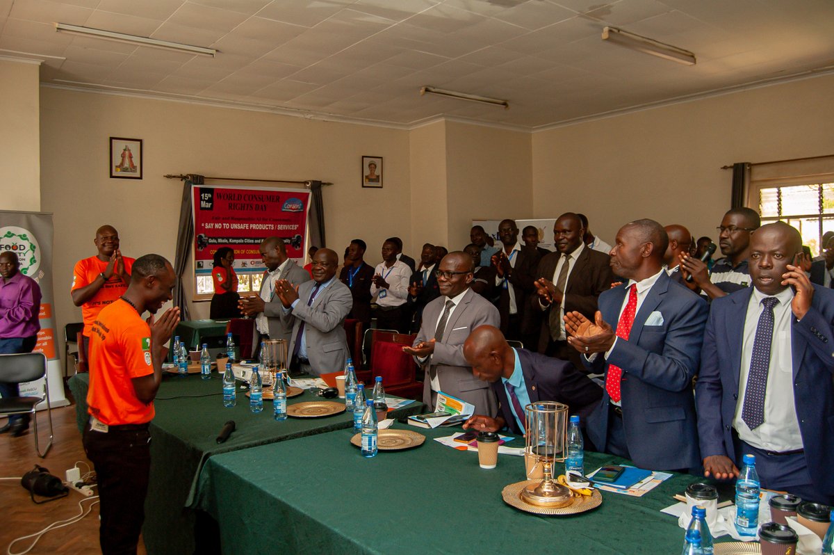 I was honored by a rear, majestic and magnificent standing ovation by the Buganda kingdom's senior leaders after delivering to them a profound presentation on food safety and consumer protection for the salvation of humanity.