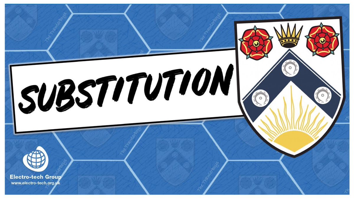 83: A second substitution for The Trawlerboys as Owen Murphy replaces @robeagle2 Still @Withamtownfc 1 @LowestoftTownFC 2 #COYB #LTFC