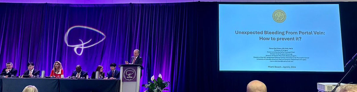 Discover crucial insights on preventing portal vein bleeding during pancreatic surgery! Our division chief @chiaro_del is delivering a lecture right now at the #AHPBA2024 meeting. Stay tuned. @CUSurgOnc @AHPBA