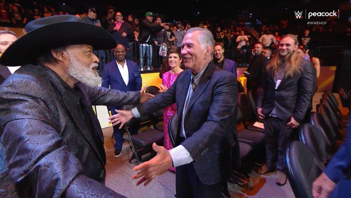 BriscoBradshaw's tweet image. What a night! #WWEHallOfFame