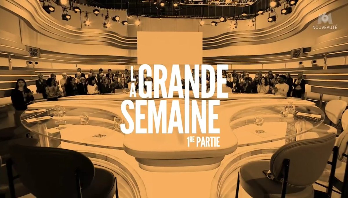 C'est parti pour #LaGrandeSemaine ! Un talk-show présenté par @ophmeunier avec @EnoraMofficiel, @BdesMonstiers, @Mrik, @TCroisiere, @annesogirard, @valerie_expert, @CaroleJuge.