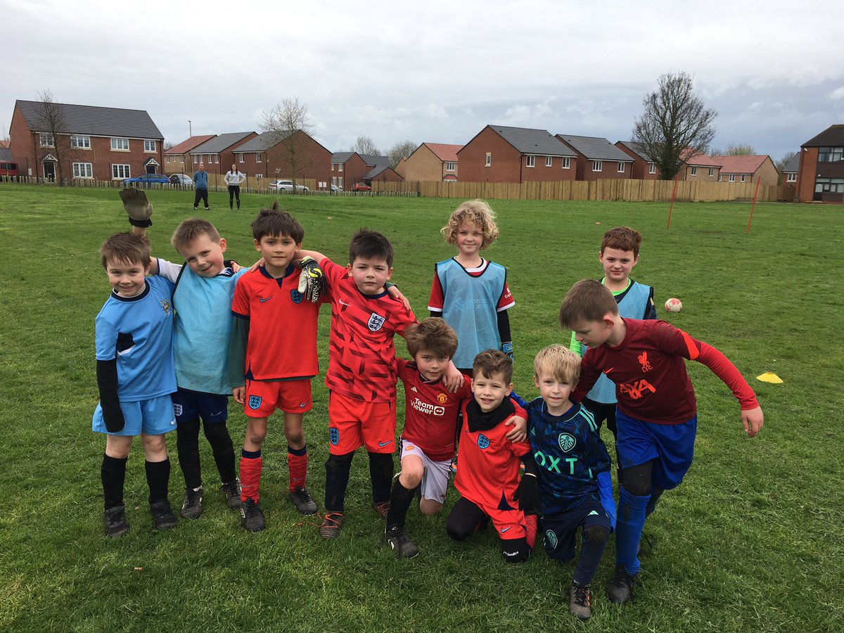 Our U7s enjoyed their training session this morning in North Yorkshire. And it wasn’t raining! #boroughbridge