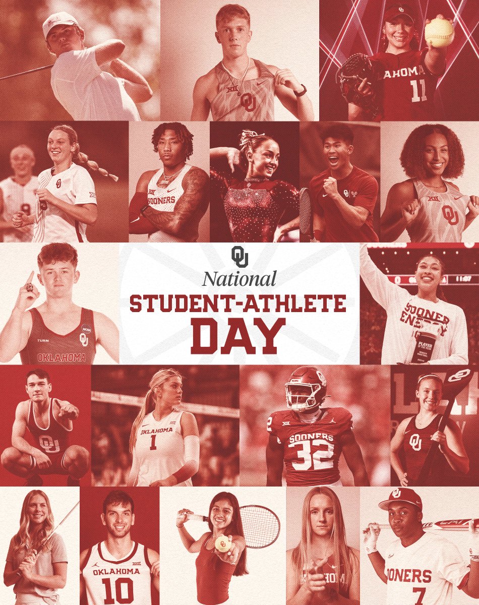 Happy National Student-Athlete Day! ❤️🤍

We're so proud of all of our student-athletes who rep the Crimson & Cream! 

#InvestInChampions » ouath.at/ICF