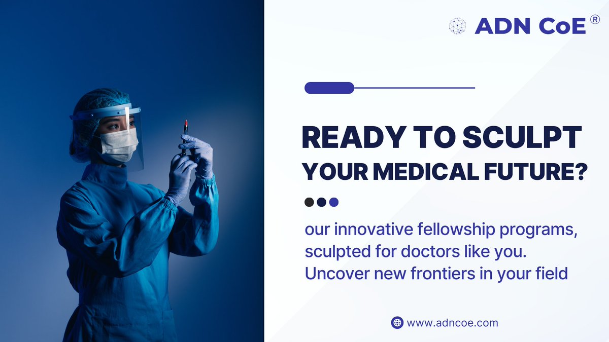 adn_coe's tweet image. Looking to expand your horizons and excel in your field? ADN CoE&apos;s  fellowship programs are your gateway to a world of possibilities!
Take the Next Step: adncoe.com/fellowships
#Fellowship #fellowshipprograms