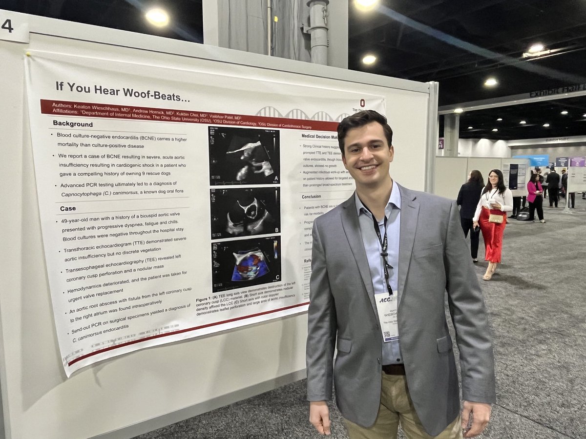 Dr. Wieschhaus presenting Complex Cases from the ⁦<a href="/OSUWexMed/">The Ohio State University Wexner Medical Center</a>⁩ @ACC24 ⁦<a href="/DrLaxmiMehta/">Dr. Laxmi Mehta</a>⁩