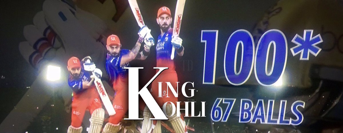 👑 “I’ve still GOT IT” — Virat ‘KING’ Kohli! 

3rd ‘100’ in the last 7 innings…

#KingKohli #ViratKohli𓃵 #RCBvsRR #IPL2024 #RoyalChallengersBengaluru