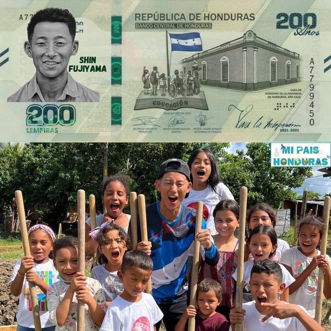 bucentauro_'s tweet photo. 🧵🧶👉 #MICROHILO | He visto en Facebook que algunos medios locales o alternativos están proponiendo la inclusión de Shin Fujiyama en el billete de 200 lempiras, probablemente impulsados por su significativa contribución a la educación en Honduras. https://t.co/e5EDhUT6Td