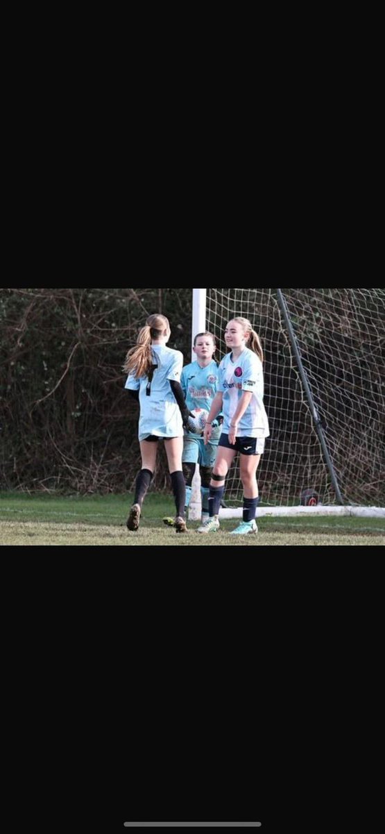 TSAFC_WG's tweet photo. Massive good luck to two of our U13 Panthers, Eva and Soph who are representing their school and playing at Wemberly tomorrow! We are so proud of you both and the club is behind you!!🩵🤍 @Thorpe_PE @FootballNorfolk @NWGFL https://t.co/cd0e5qkk0C