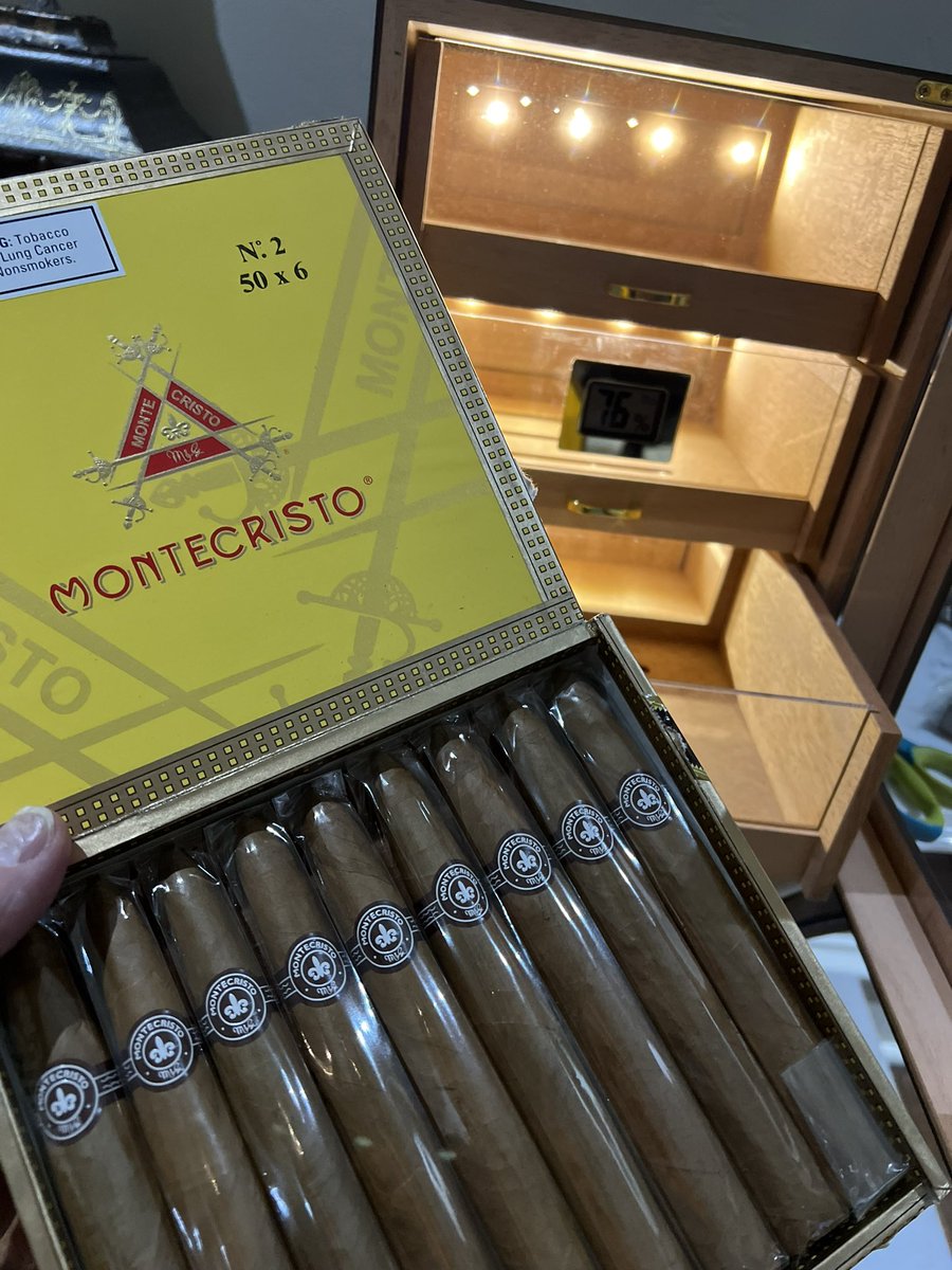 Any cigar lovers in the timeline? I added another humidor to store a fresh shipment.