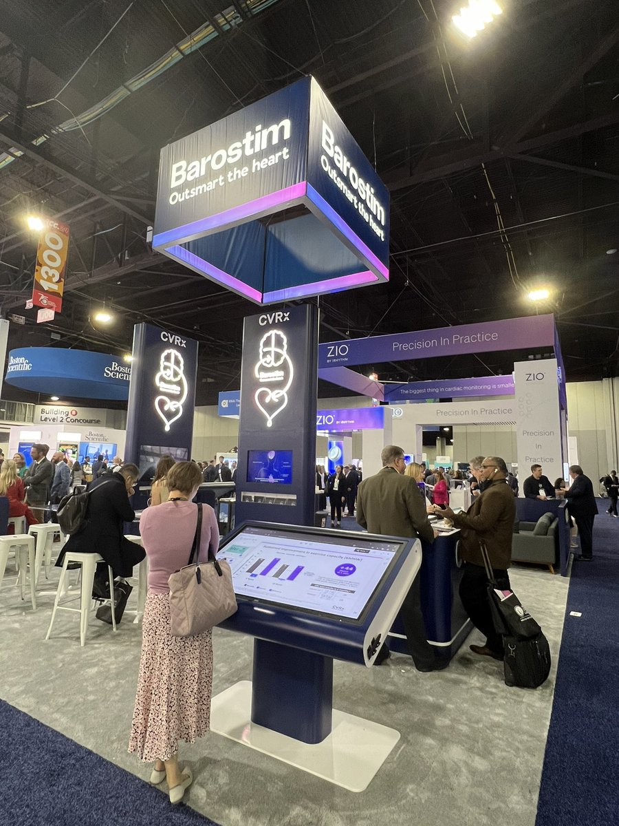 Day 1 of #ACC24! Stop by between sessions to learn about #Barostim - a device option for #heartfailure patients to improve symptoms beyond GDMT alone. #CardioTwitter