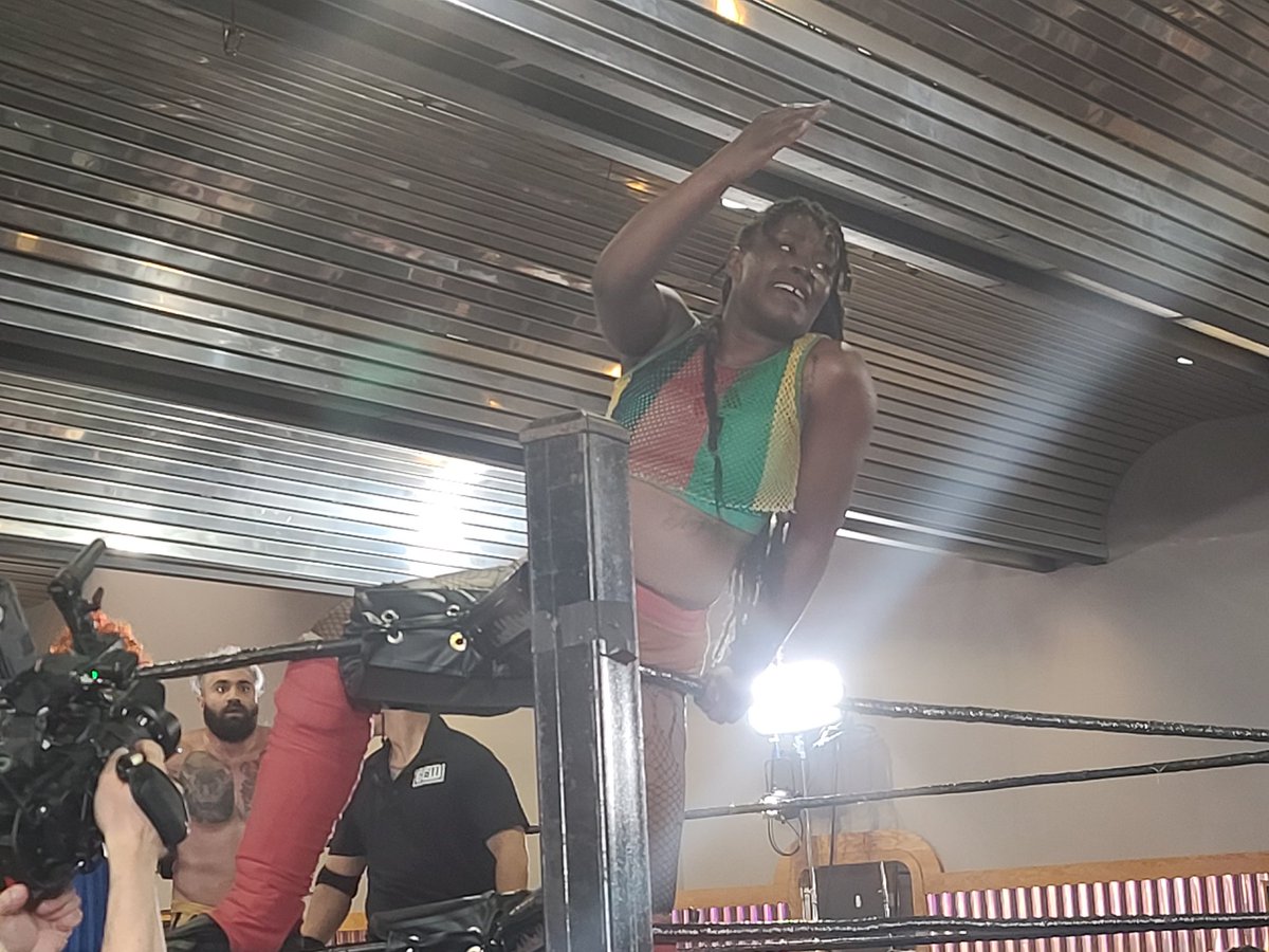 Trish Adora once again being the highlight of my weekend 🙏

#EFFYBGB9 
#GCWCollective