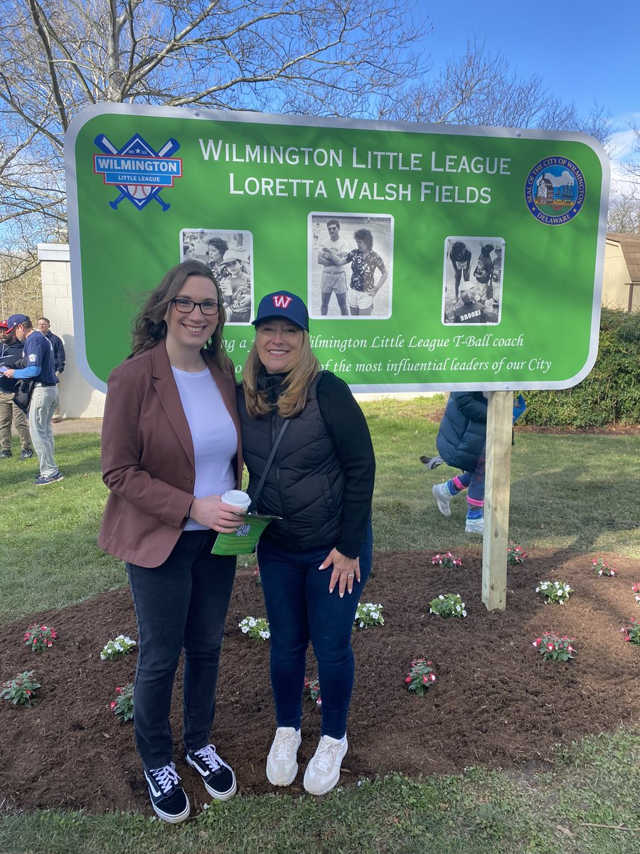 Loretta Walsh’s life and legacy was a home run. From her service on Wilmington City Council to her time coaching little league, she left Wilmington better than she found it - especially for our city’s youth. So it was fitting that today we named the Wilmington Little League…