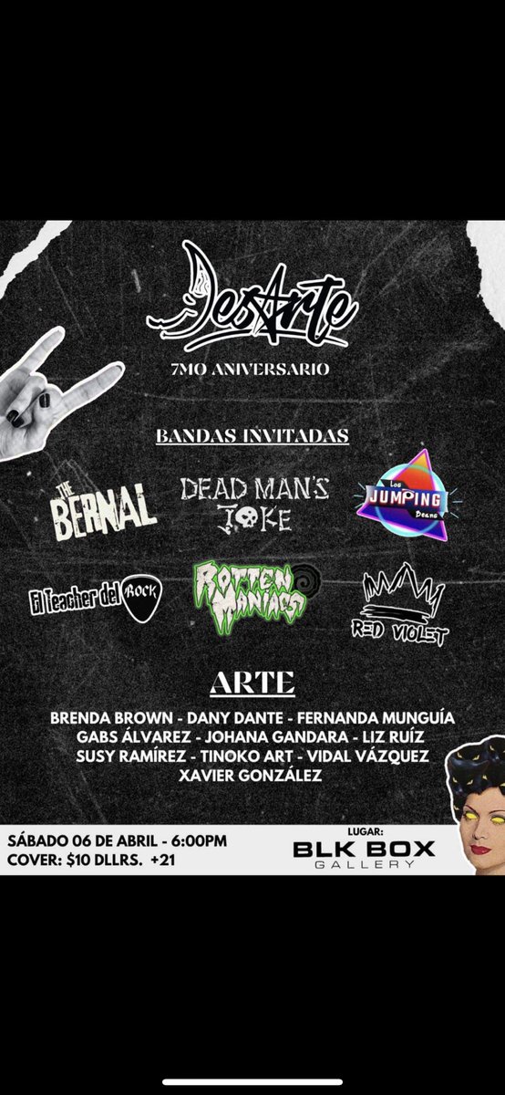 dmansjoke's tweet photo. Today! At the @blkboxgallery 
195 Virginia Avenue, San Ysidro, CA.
#desarte #7thanniversary #livemusic 
#artexhibition #grungevibes https://t.co/U74MqH05lo