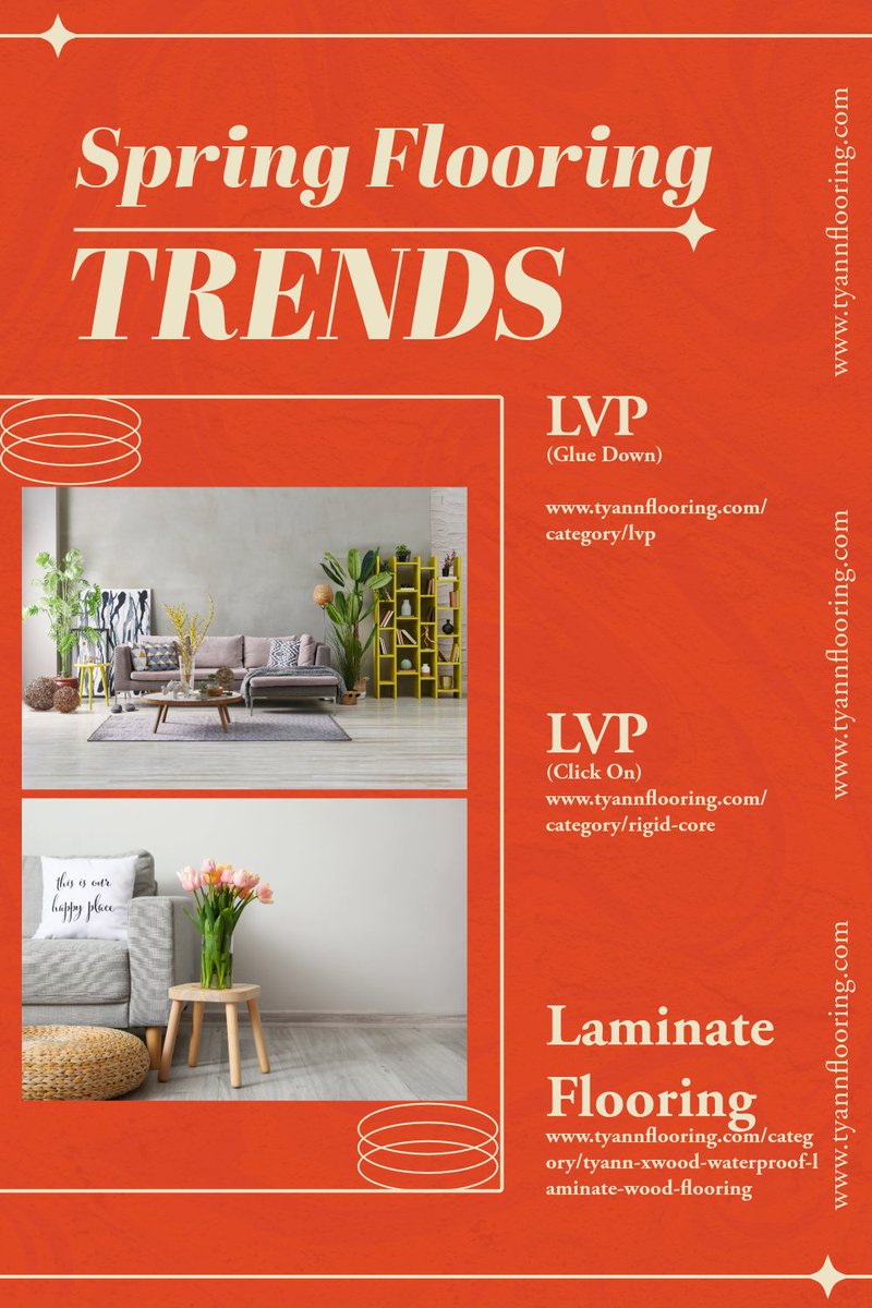 Tyann_Flooring's tweet photo. 📖Spring flooring trends in 2024 for LVP and laminate flooring are moving towards innovative and sustainable solutions. #learning #trends #flooring #lvp #lvpflooring #laminate #laminateflooring #home #interior #design #floors #gluedown #clickon #2024 #tyannflooring #tyann https://t.co/bnC6ai7NLl