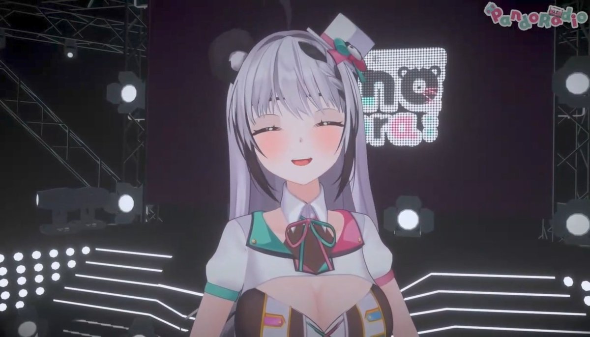 #UtanoPandora absolutely killed it today- the long awaited 3D Concert she's dreamed of and she performed like a Pro! You looked & sounded so wonderful, Pandora! I hope you can perform like this again soon- you belong in the spotlight! 🐼❤️ #vtuber