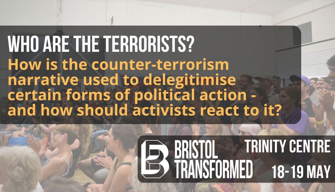 💡 Who Are the Terrorists? The discourse around terrorism couches an inherent racism. Concepts like radicalisation & policies like PREVENT work to delegitimise certain forms of political action. How should we react to the counter-terrorism narrative? 🎟️ hdfst.uk/e104709