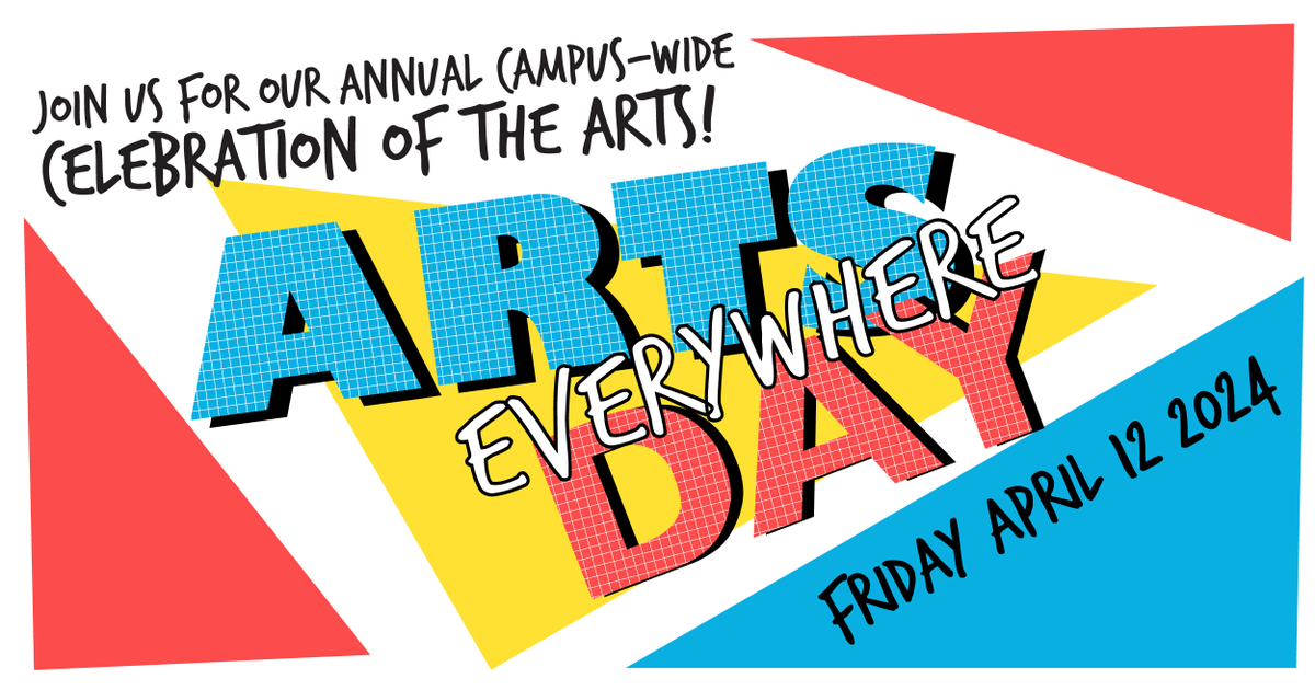 Come join UNC Arts Everywhere for performances, exhibits, hands-on activities, and installations – be ready to be inspired by Carolina’s creativity! Learn more here: artseverywhere.unc.edu/save-the-date-… SAVE THE DATE: April 12, 2024 11am – 8pm