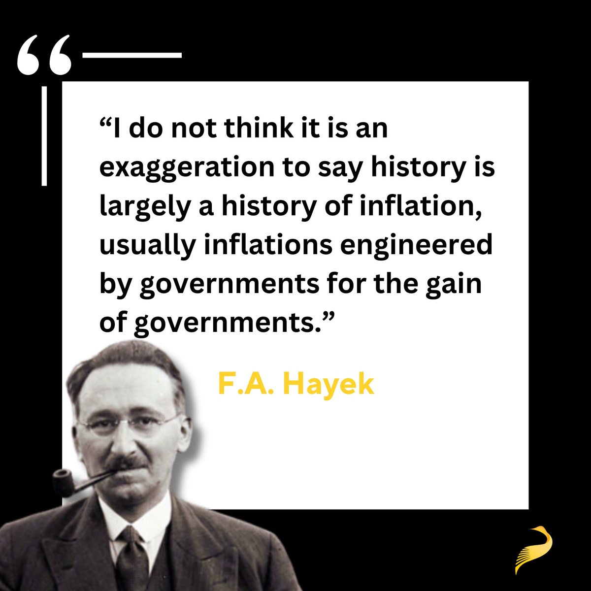 F.A. Hayek—the great liberal economist—is our focus this month. We will continue to honor his legacy and profound contributions to classical liberal thought.