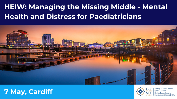 Join HEIW and Welsh paediatric trainees in Cardiff for a collaborative event on ‘Managing the Missing Middle.’ Explore the crucial role of paediatricians in recognising and assessing the impact of distress on physical health in children tinyurl.com/28rzxwur @HEIW_NHS