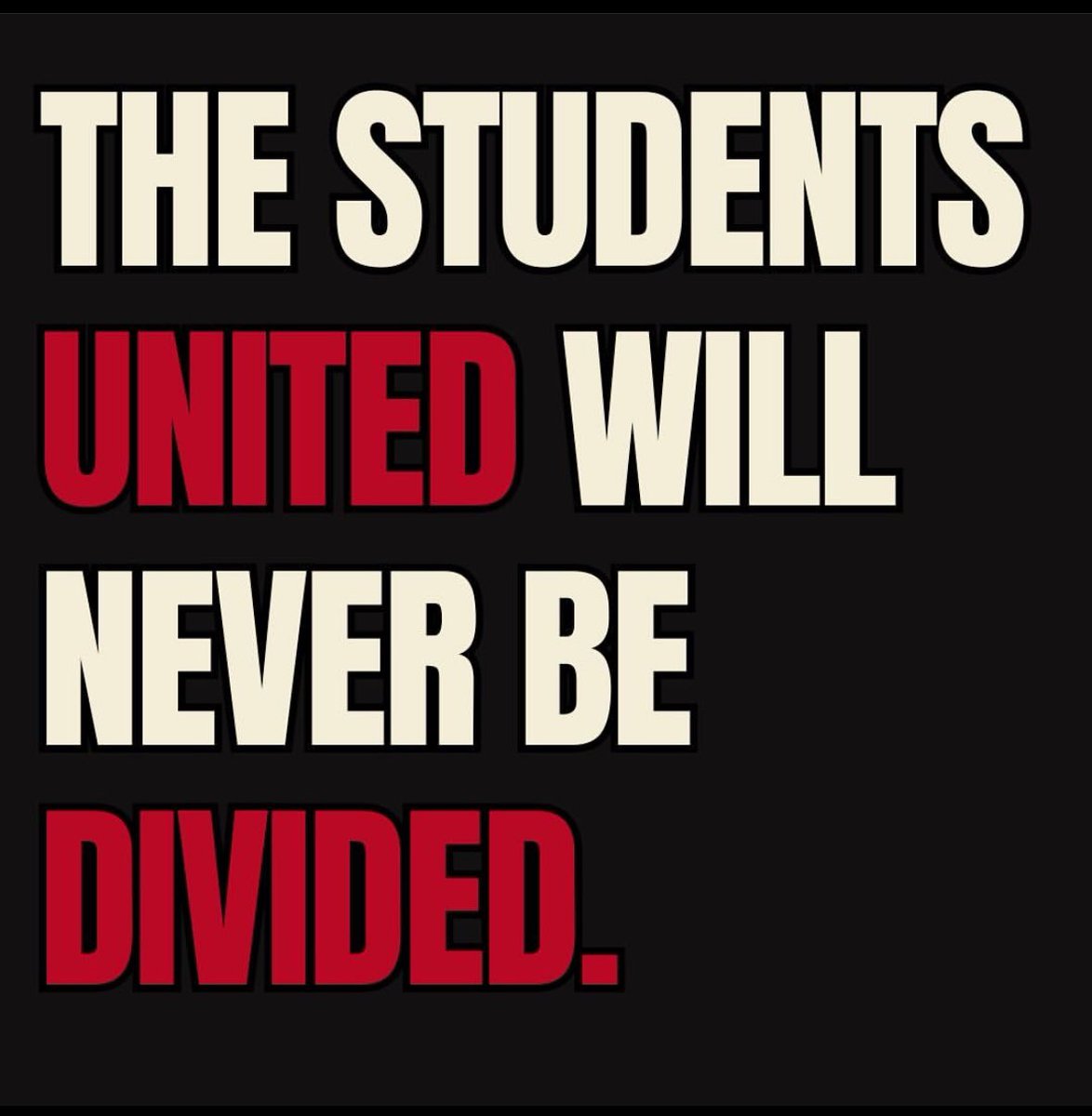 VanderbiltBDS's tweet photo. - 3 VANDERBILT STUDENTS EXPELLED 

- 1 STUDENT SUSPENDED

- 20+ PLACED ON PROBATION

Following a 21 hour sit-in of the Chancellor’s office in support of Palestine.

This is GROSSLY EXCESSIVE, UNPRECEDENTED, and we WILL NOT STAND FOR THIS https://t.co/wpWGLa7krn