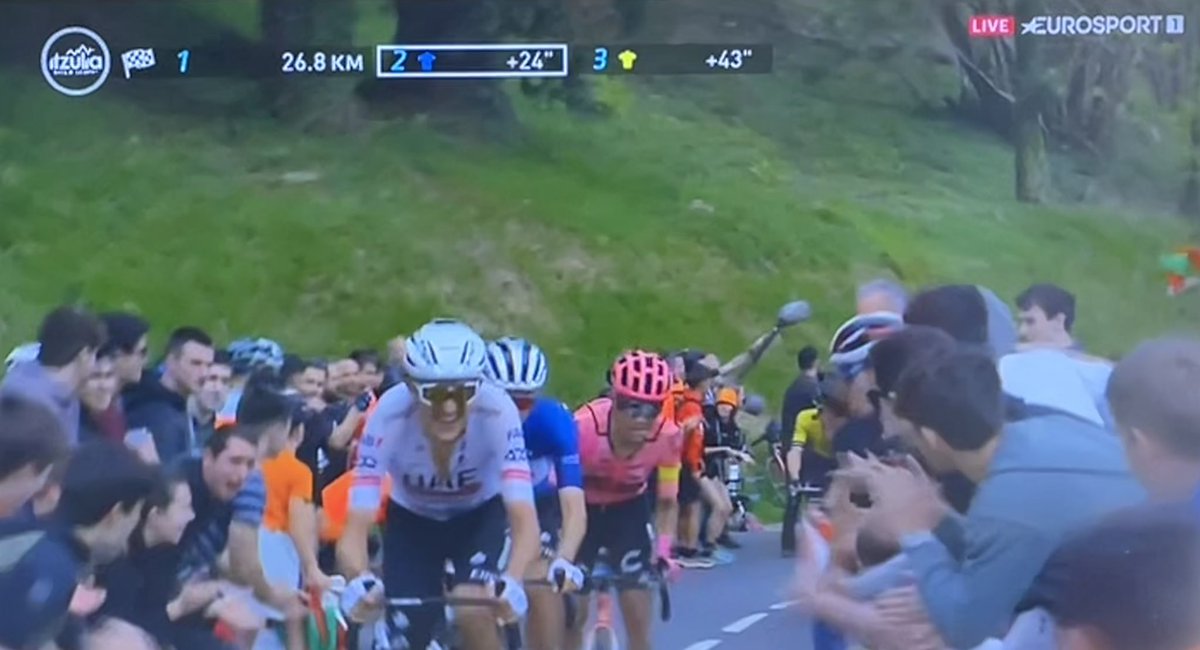 Gran etapa a la #Itzulia2024 amb un espectacular protagonisme de <a href="/solermarc93/">Marc Soler</a>!!
#SomhiMarc