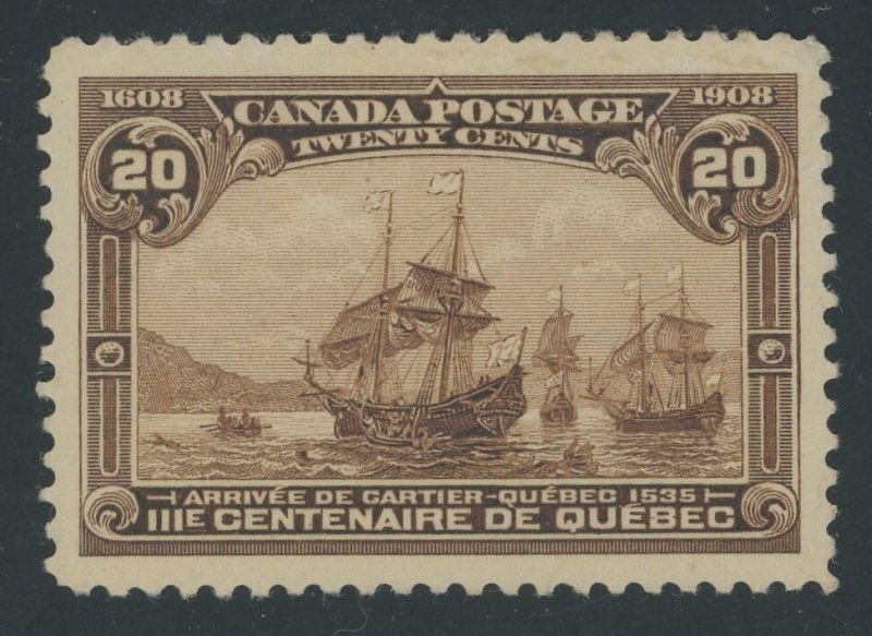 #philately #stamps Stamp of the day. Canada 103 - 20 cent Quebec Tercentenary issue of 1908.