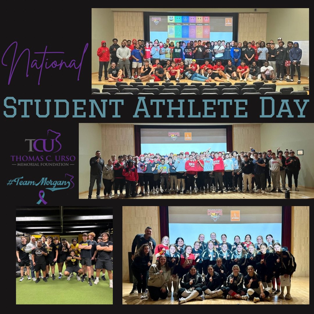 Happy National Student Athlete Day! We are proud of all our TCU Scholarship recipients & the many student athletes who have been a part of our #TEAMMORGAN @SameHere_Global mental health programs. We celebrate your dedication and the hard work you put in on the field & in class.