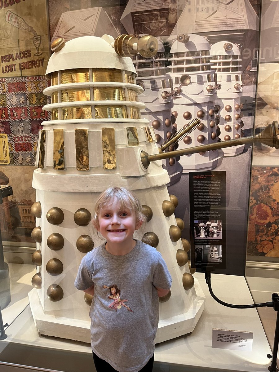 Imperial Dalek from Remembrance of the Daleks! #celebratescifi #DoctorWho @Gunnersbury1