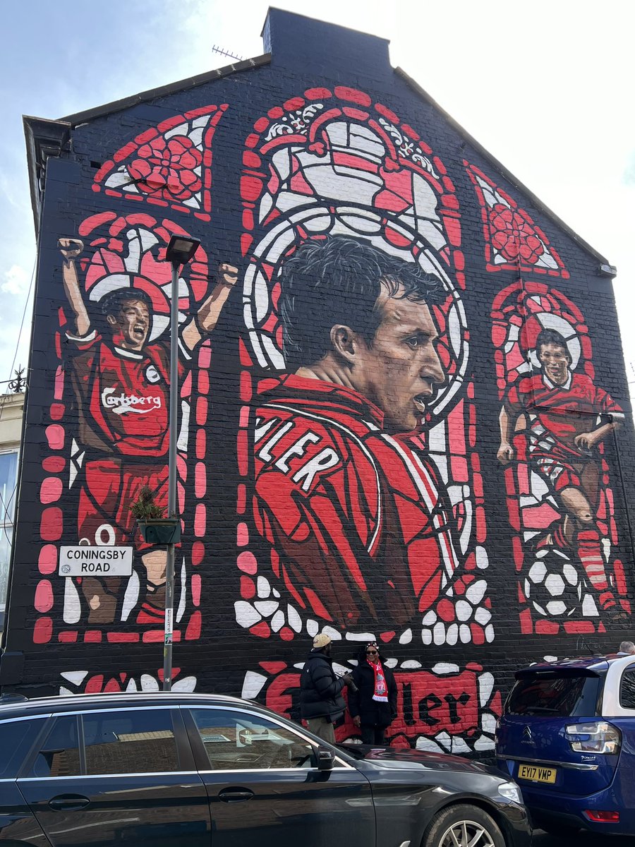 Glad to say I did get to see the new Fowler mural, delightful. Top job @MurWalls 👏🏽👏🏽👏🏽.