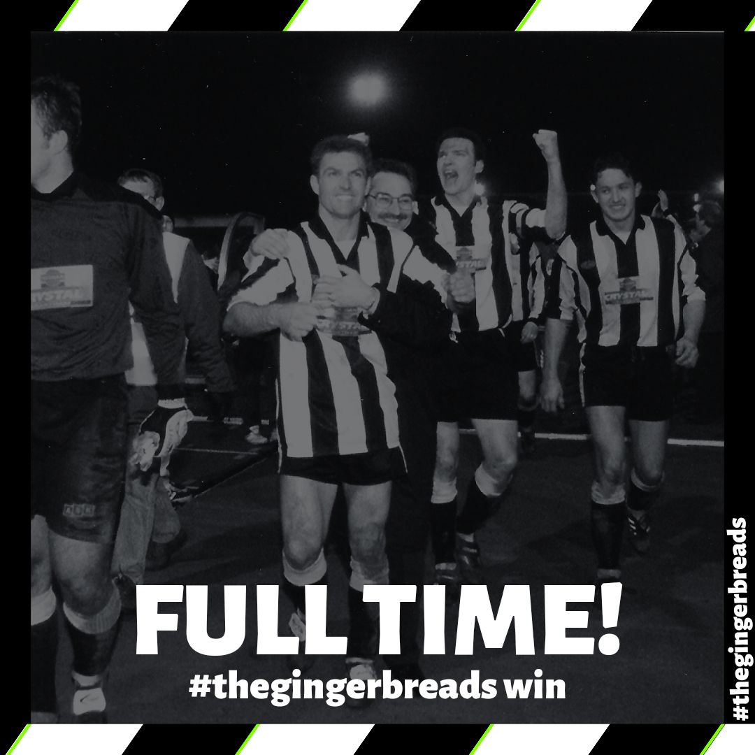 FULL TIME!!

#thegingerbreads win it at the death! Matt Doyle with a header from a corner! 1-0