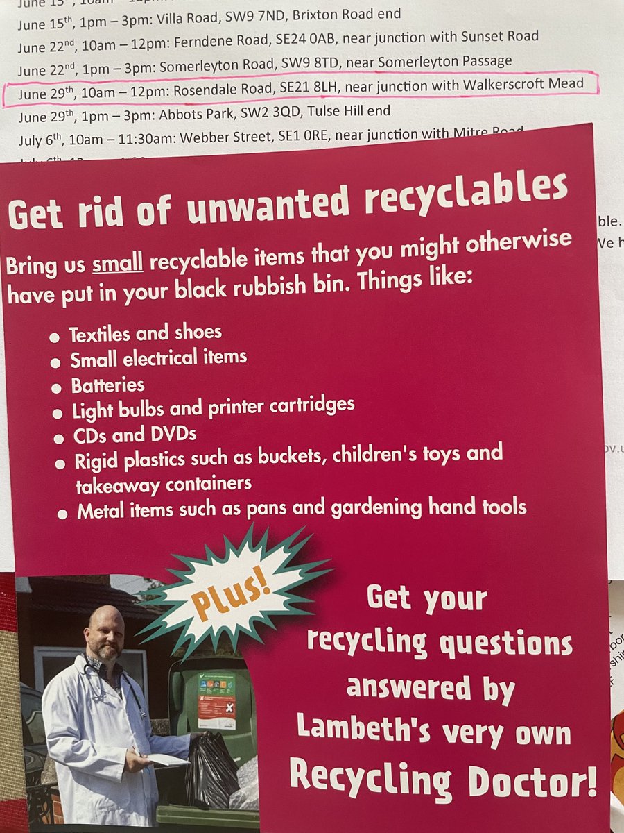 West Dulwich Labour tweet media