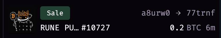 DeeZe's tweet photo. 10x off the lows for Rune Pups

free airdrop worth close to $5000 now

OPIUM airdrop selling for 0.2 BTC ($13.6K) 

world peace baby https://t.co/2aGPtDkklX