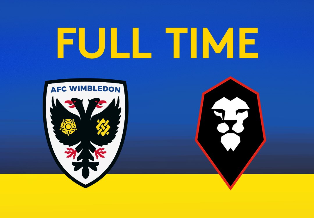 FULL-TIME ⏰ A win on home turf, 1-0 it finishes! ✊ #AFCW 🟡🔵