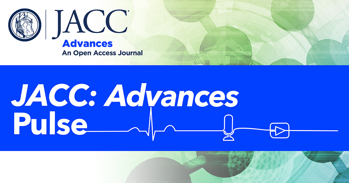Discover the latest in cardiology's emerging fields with #JACCAdvances Pulse! A multimedia platform featuring podcasts and videos related to new research and hot topics in cardiovascular medicine: bit.ly/3VnDAMo #ACC24 @CandiceSilvers1 @docbhardwaj @Sadeer_AlKindi