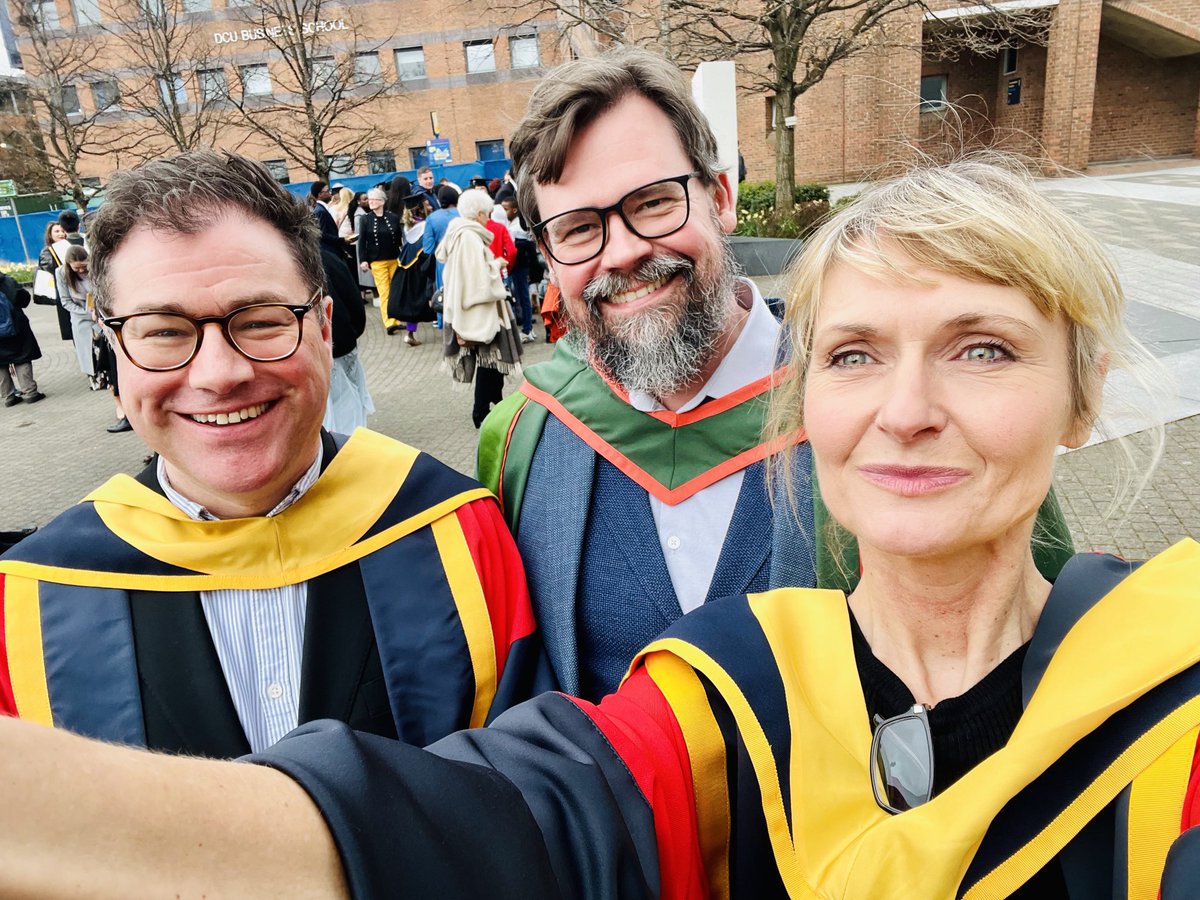 ⁦<a href="/DCU/">Dublin City University</a>⁩ spring graduation ceremony yesterday graduation 🎓