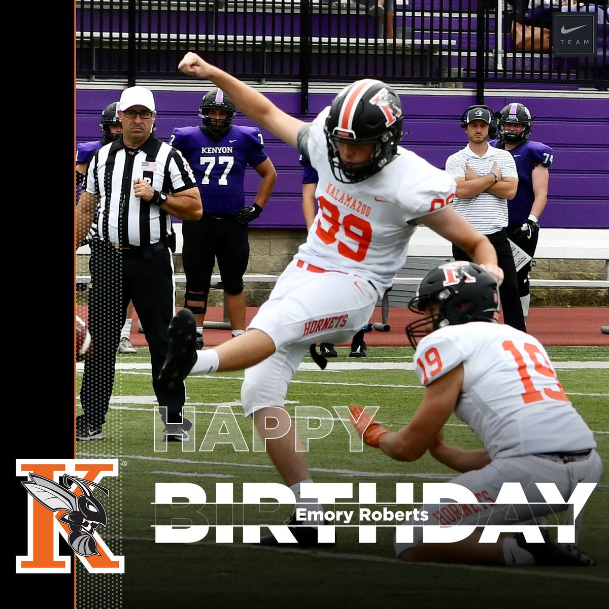 Please join us in wishing Emory Roberts a happy birthday! #Birthday #SwarmTheDay @emory_roberts11