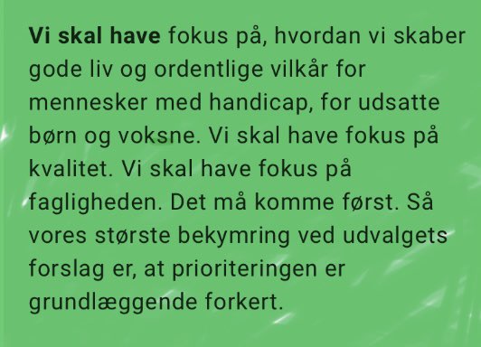 CP Danmark og 37 andre organisationer i fælles skarp kritik af Tranæsudvalgets anbefalinger. Kære @regeringDK: Gå ikke den vej! Perspektivet er fuldstændig forkert. avisendanmark.dk/debat/38-organ…